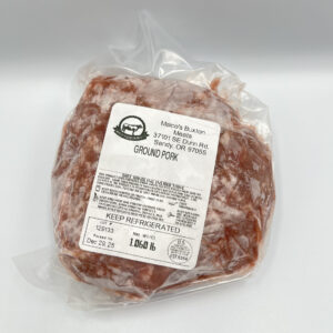 package of ground pork