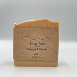 Soap -Lard- Orange & Vanilla