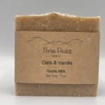 oat and vanilla goat milk soap